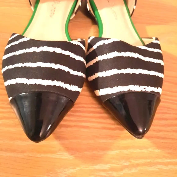 Animal print striped flats - Picture 6 of 8